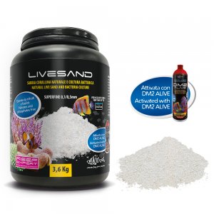 HAQUOSS LIVESAND 0,1-0,5mm - SABBIA CORALLINA VIVA - 3,6 - 9 -18KG